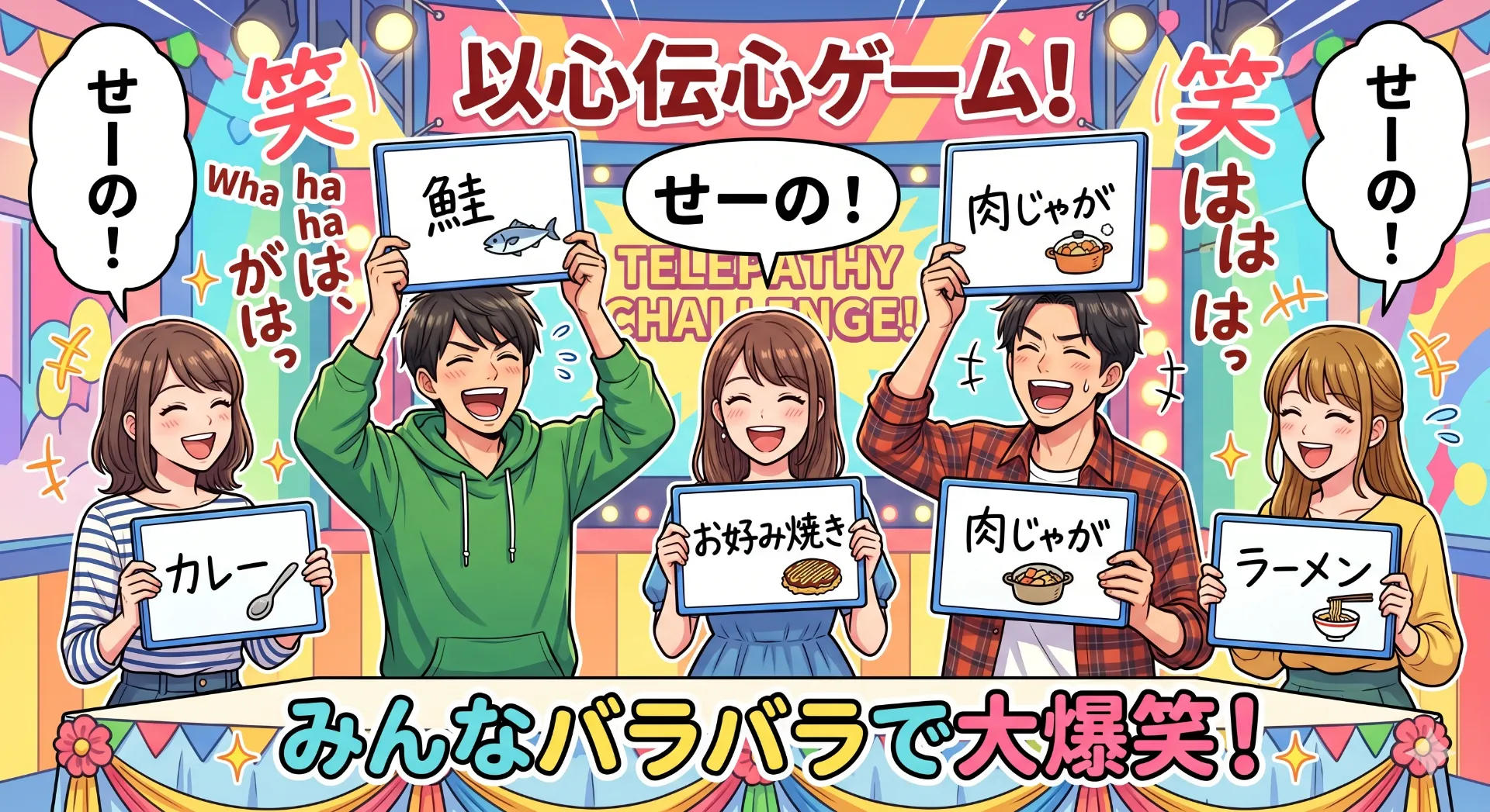 【愛知・6/13開催】「以心伝心ゲーム」で大爆笑！？会話のズレを楽しむ大人の遊び場｜コミュニケーションを楽しく試す 連続ワークショップ